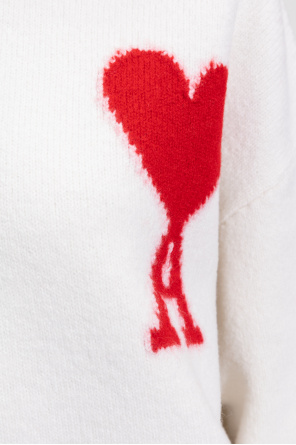 Ami Alexandre Mattiussi Turtleneck Sal sweater with logo