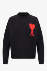 Sweatshirt aus Baumwolle mit Caravaggio-Print Schwarz