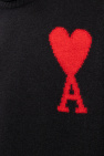 Ami Alexandre Mattiussi BLACK Turtleneck sweater with logo
