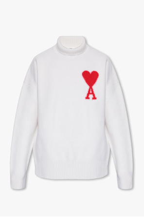 Turtleneck sweater with logo od Ami Alexandre Mattiussi