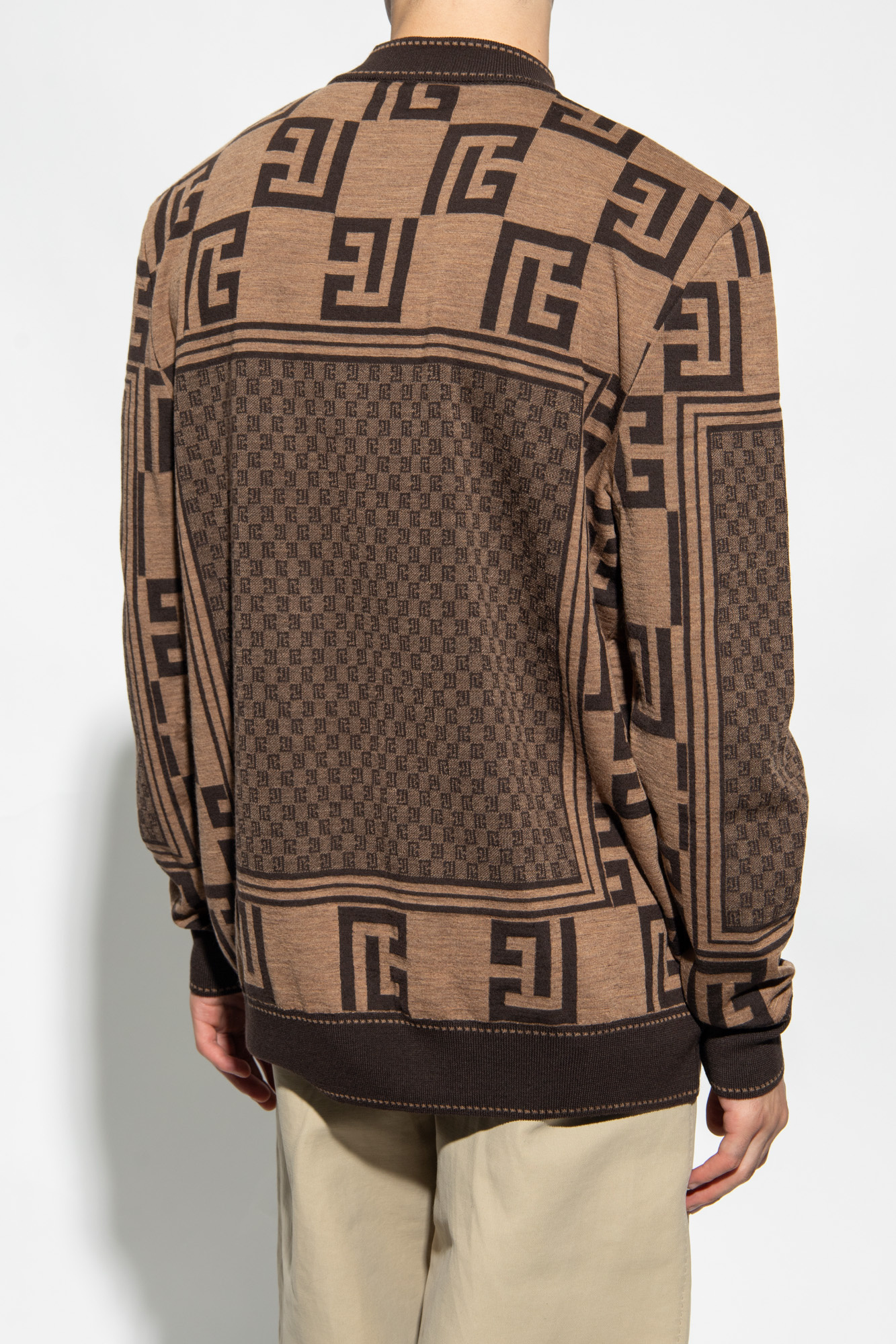 Brown Wool sweater Balmain - Vitkac Canada