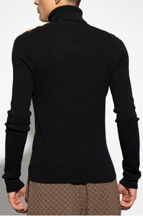 Balmain Turtleneck sweater with applications