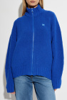 Ader Error BLUE Cardigan with Stand Collar
