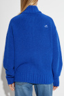 Ader Error BLUE Cardigan with Stand Collar