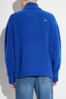 Ader Error BLUE Cardigan with Stand Collar