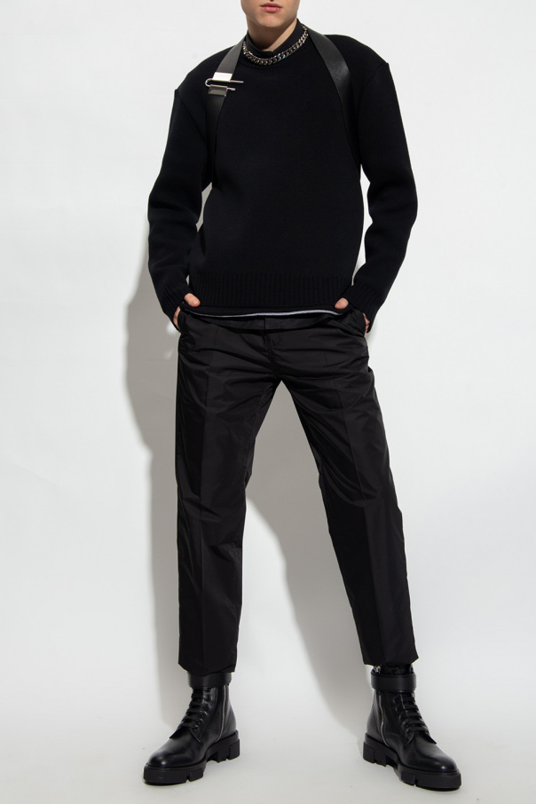 Wool sweater Givenchy - GenesinlifeShops Spain - Givenchy Kids logo-print  drawstring-waist track pants