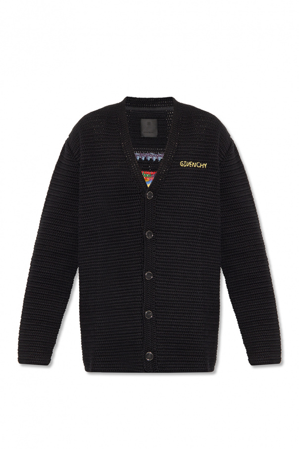 Givenchy givenchy cut out knitted jumper