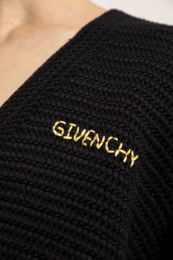 Givenchy X Josh Smith logo embroidered cotton track shorts