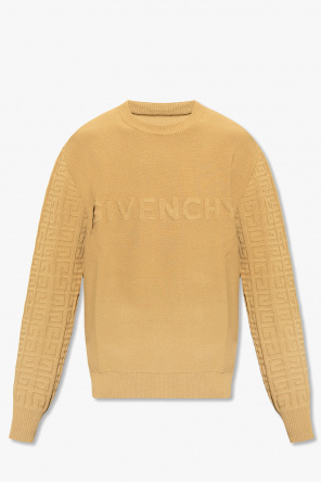 Givenchy metallic logo-print jumper