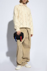 Givenchy beige Lacy sweater with a collar