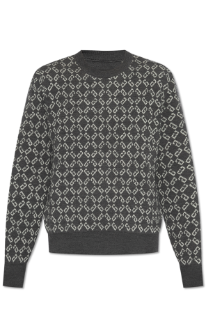 Sweater with embroidered pattern