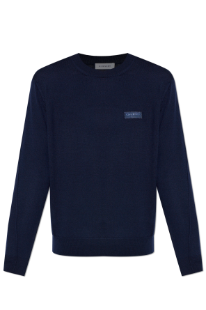 Sweater with logo patch