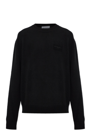 Sweater with embroidered logo