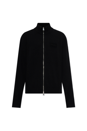 Cardigan with embroidered logo