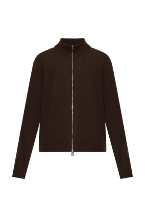 Cardigan mit gesticktem Logo