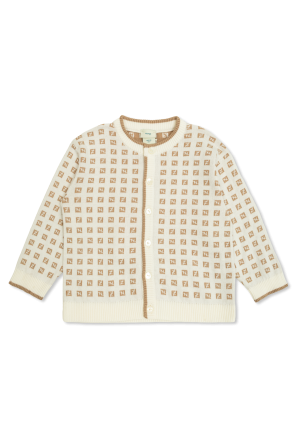 Strickjacke mit Logo