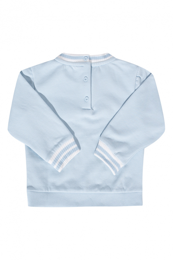 Fendi Kids flip fendi BAWEŁNIANY SWETER