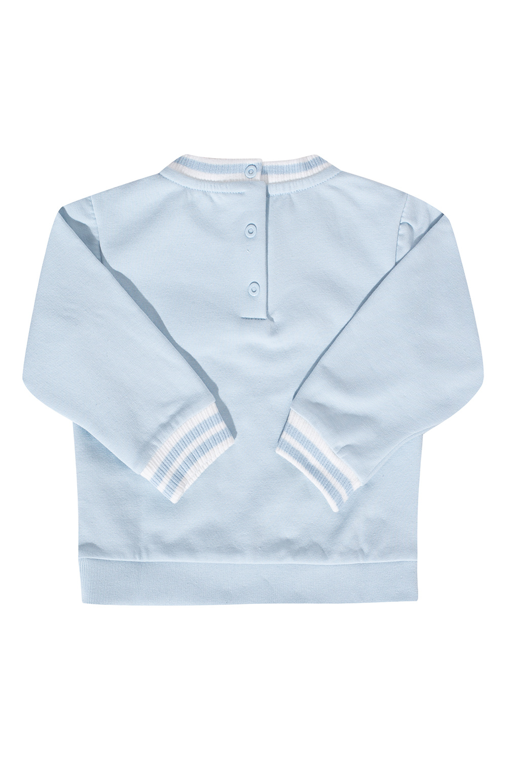 Fendi Kids Fendi logo patch polo shirt