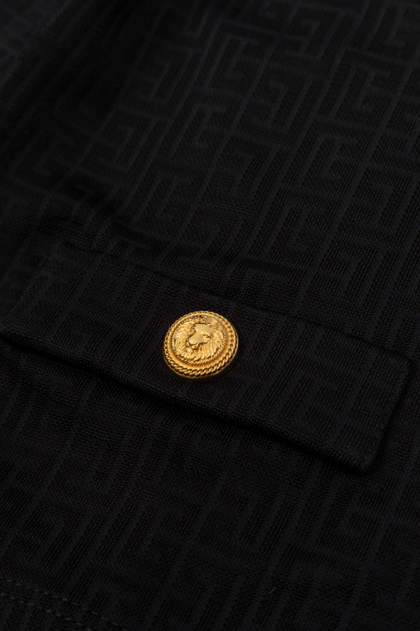 Balmain Kids Cardigan with monogram