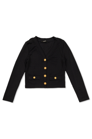 Cardigan with monogram