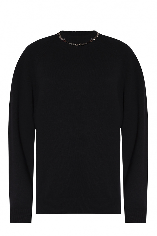 givenchy painted givenchy painted cotton halterneck top