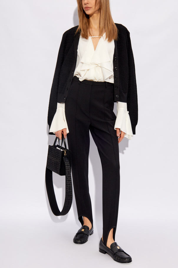 Givenchy Givenchy scarf-neck long-sleeve blouse