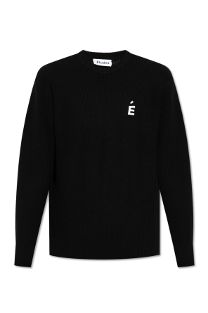 Crest Black Cotton Sweatshirt Kenzo Man od Etudes