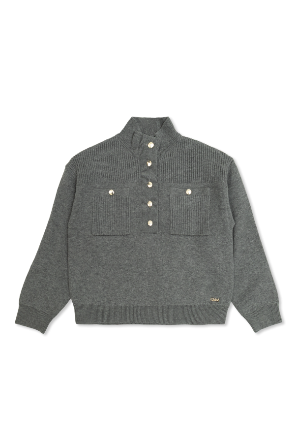 Cardigan with pockets od Chloé Kids