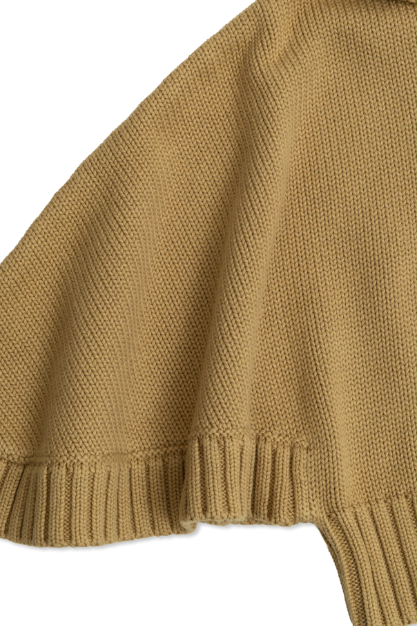 Chloé Kids Turtleneck con logo bordado