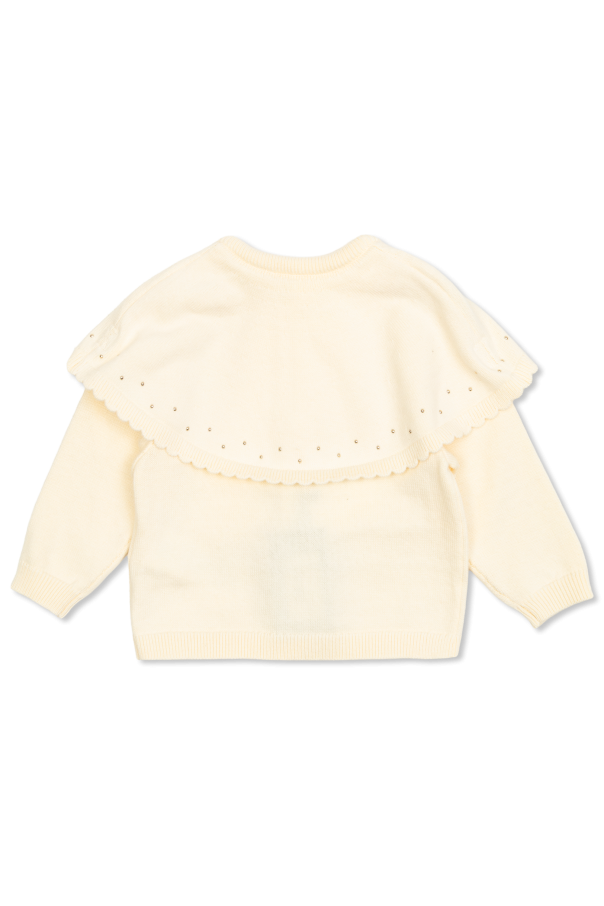 Chloé Kids Cárdigan con lentejuelas