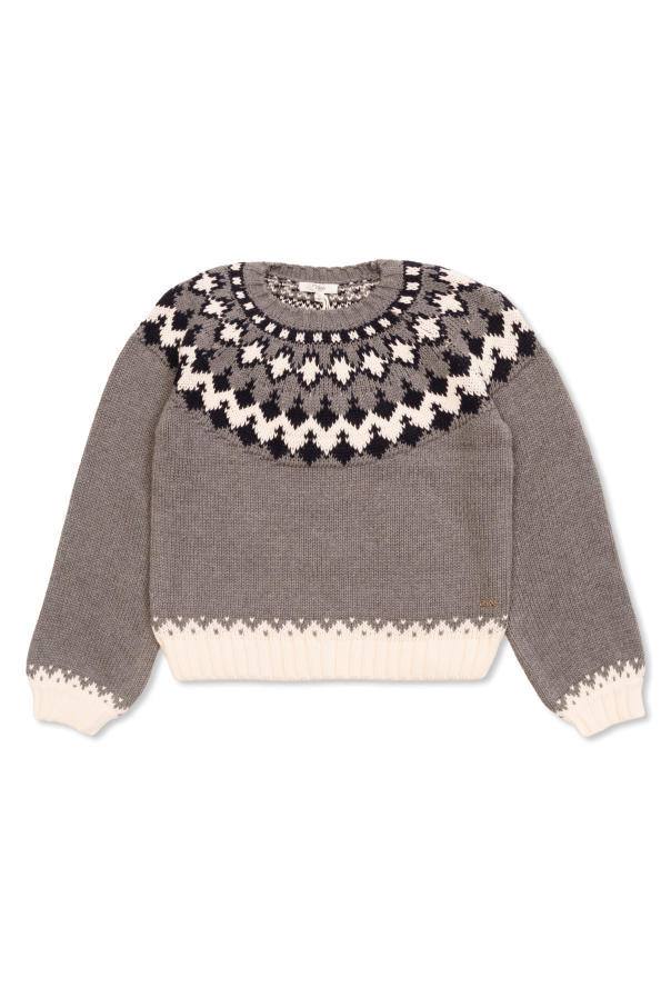 Patterned sweater od Chloé Kids