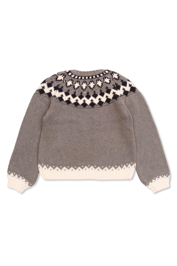 Chloé Kids Gemusterter Pullover
