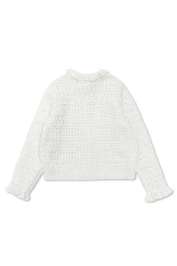 Chloé Kids Cárdigan con cuello