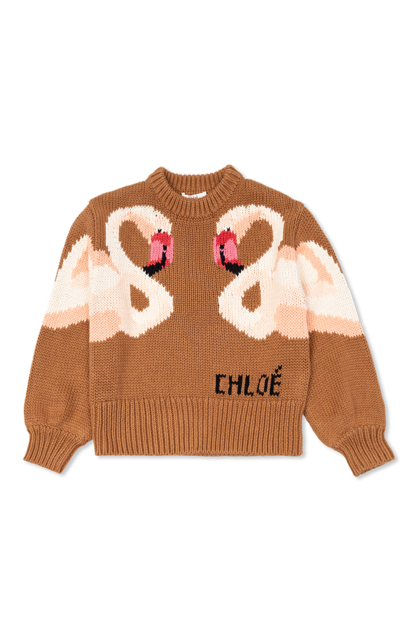 Logo Sweater od Chloé Kids