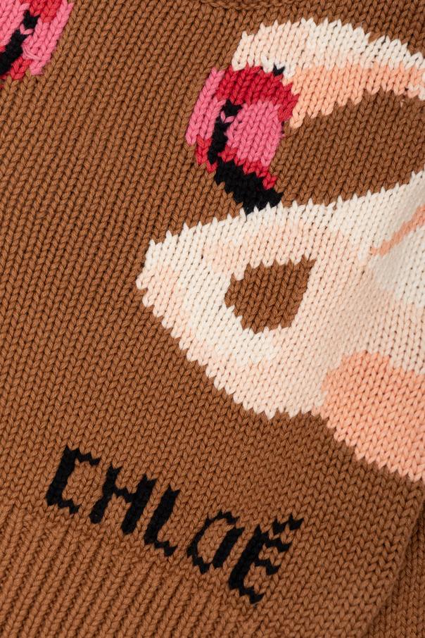 Chloé Kids Pullover mit Logo