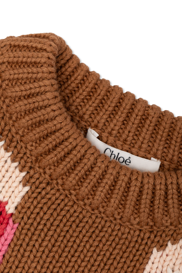 Chloé Kids Pullover mit Logo