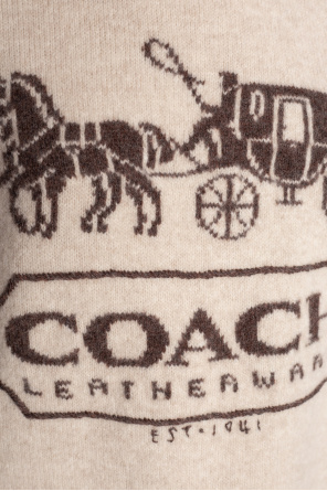 Coach Turtleneck sweater with logo