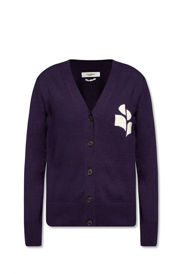 Marant Etoile ‘Karen’ cardigan with logo