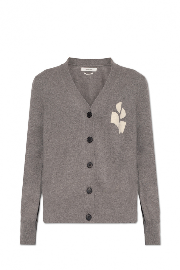 Marant Etoile ‘Karen’ cardigan with logo