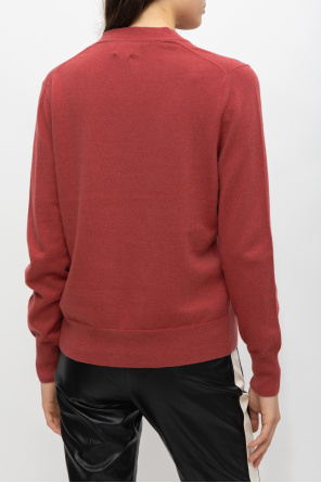 AMBUSH monochrome-panelled sweatshirt ‘Karin’ cardigan