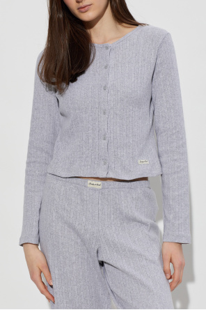 Sporty & Rich Cotton cardigan with logo