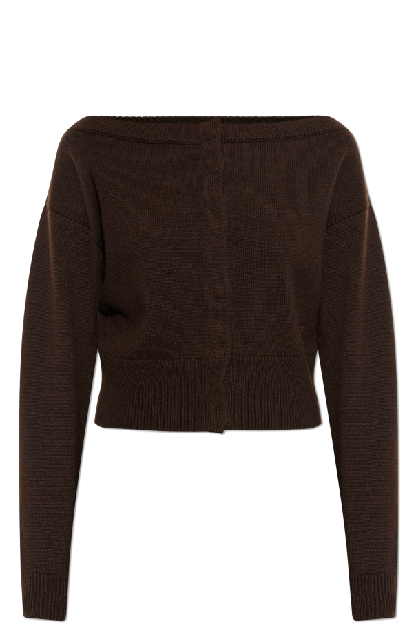 Cashmere cardigan with embroidered logo od Tom Ford