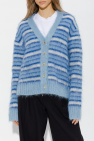 Marni BLUE Striped cardigan