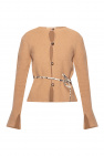 Marni beige Cardigan with belt