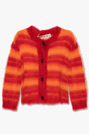 Update your must-haves with this red cotton jumper from Marni