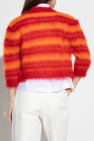 Marni RED Striped cardigan