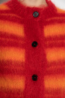 Marni RED Striped cardigan