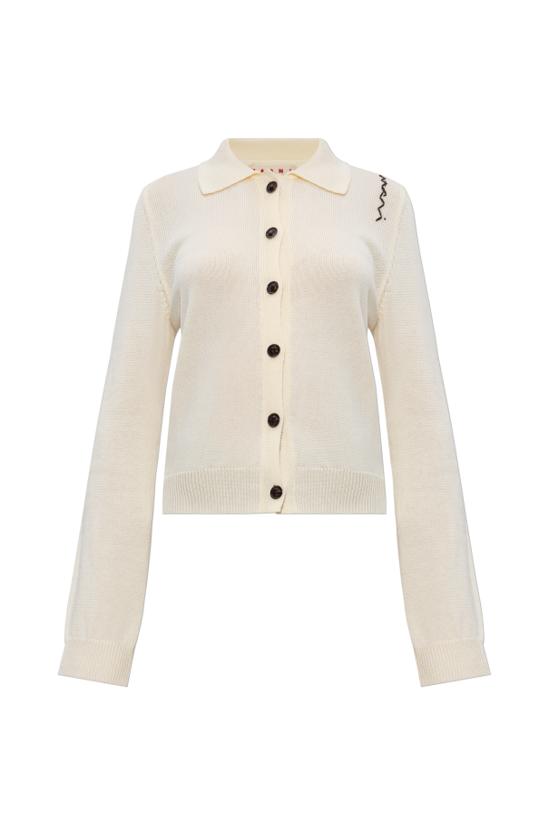 Cardigan with logo od Marni