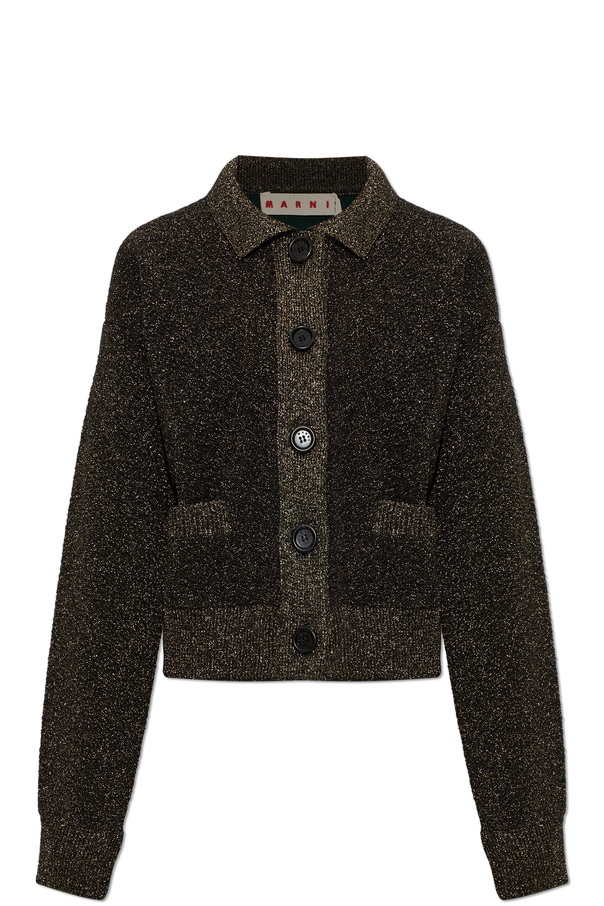 Wool cardigan with collar od Marni