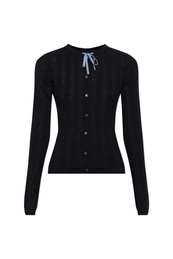 Cardigan with decorative knit od Marni